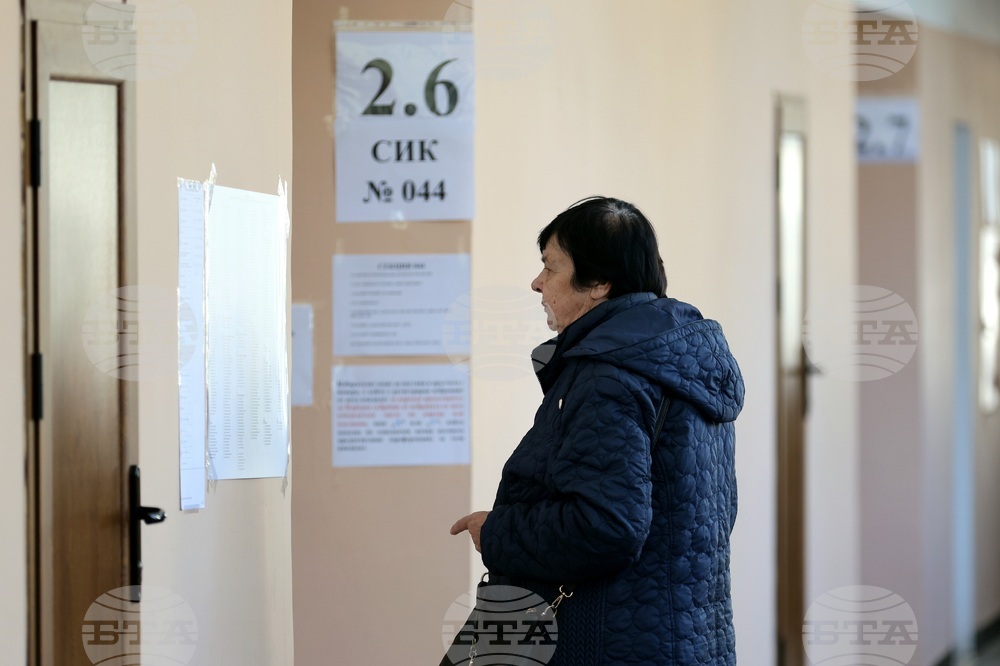 Избирателната активност към 14:00 часа е 34% по данни от екзит пол на социологическа агенция „Галъп интернешънъл болкан“ 