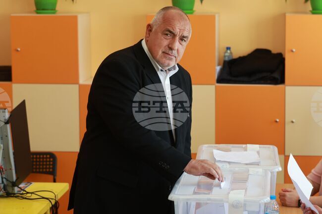 Парламентарни избори - Бойко Борисов - гласуване