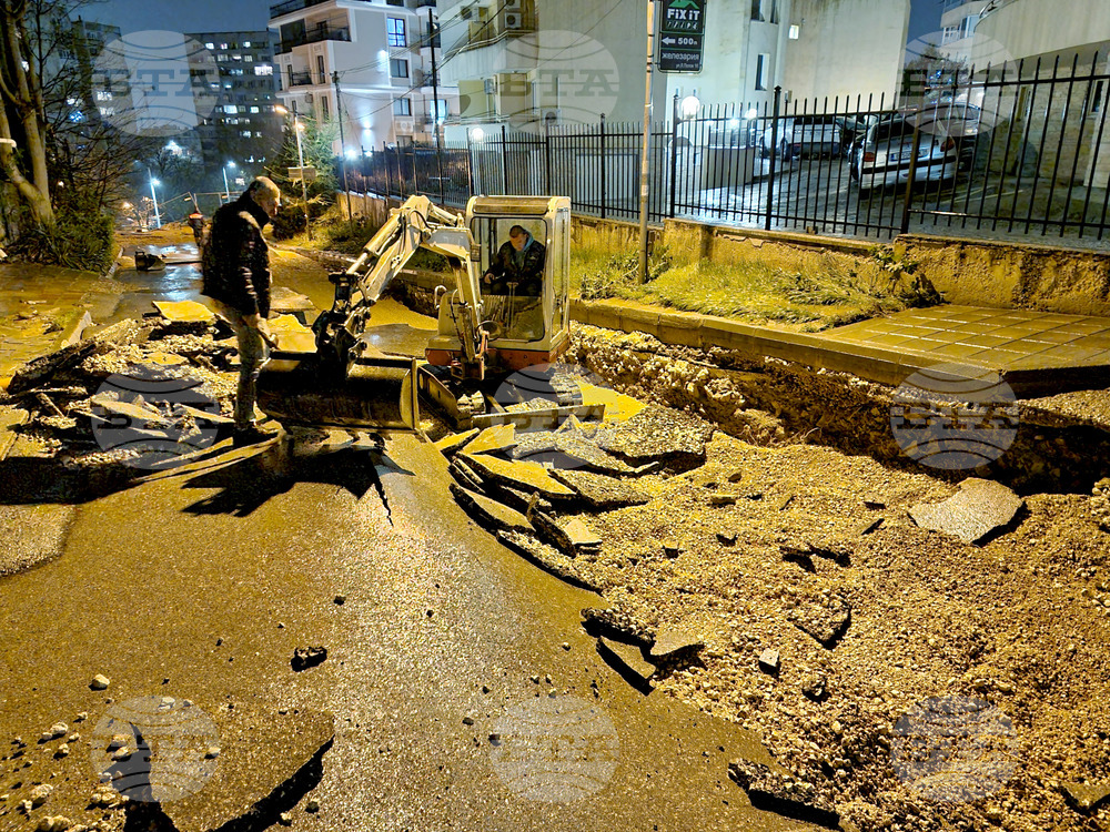 Варна - ВиК - водопровод - авария