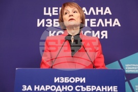 Централна избирателна комисия - избори - брифинг - Росица Матева