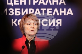 Централна избирателна комисия - избори - брифинг - Росица Матева