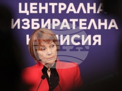 Централна избирателна комисия - избори - брифинг - Росица Матева