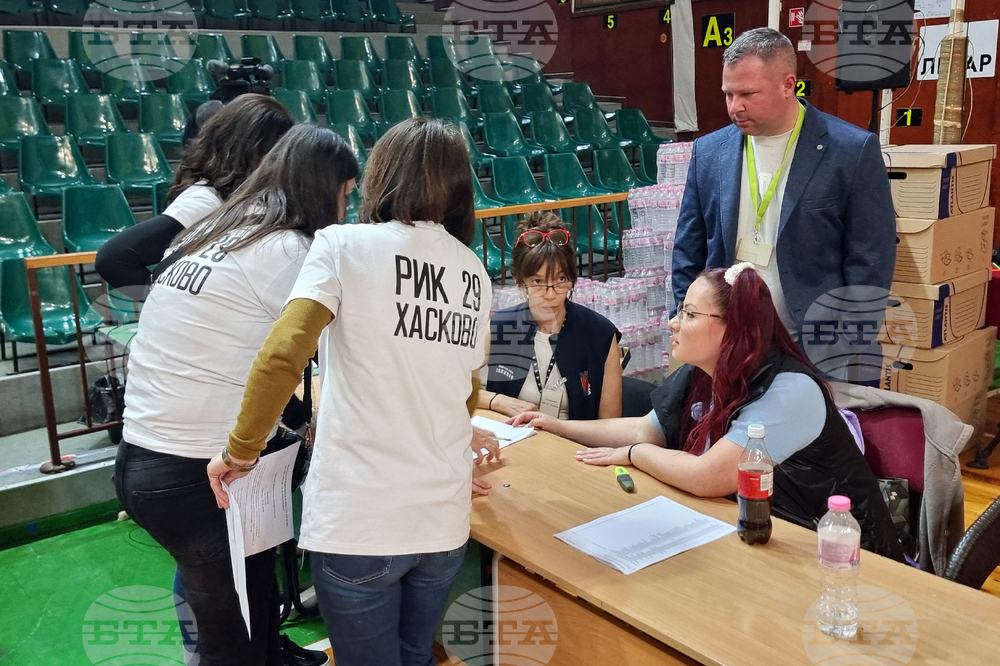 Хасково - парламентарни избори - изборни книжа - предаване