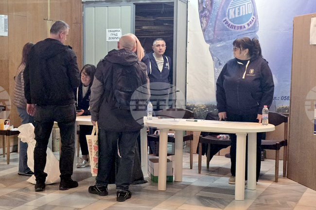 При 87,27 % обработени протоколи в РИК - Добрич "Прогресина България" получава 50,43 % от гласовете, втори са ГЕРБ-СДС с 11,18 %