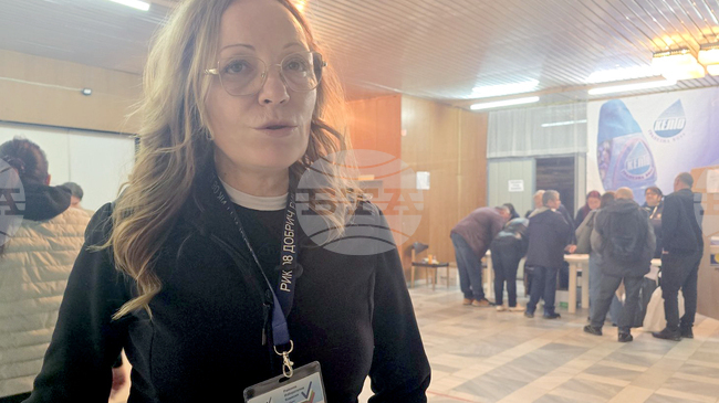 Динамично премина изборният ден в област Добрич, каза председателят на РИК-Добрич Цонка Велкова