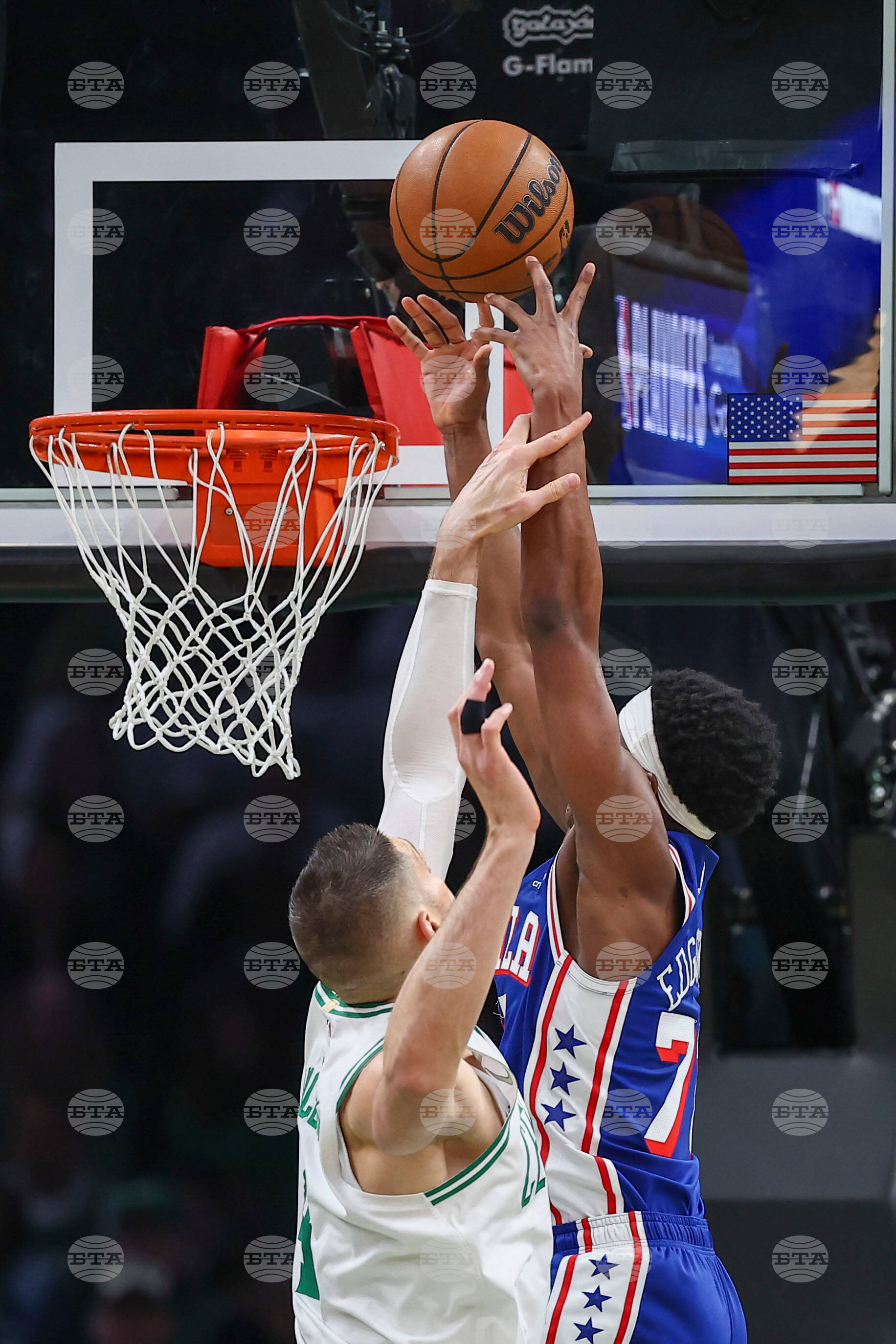 76ers Celtics Basketball