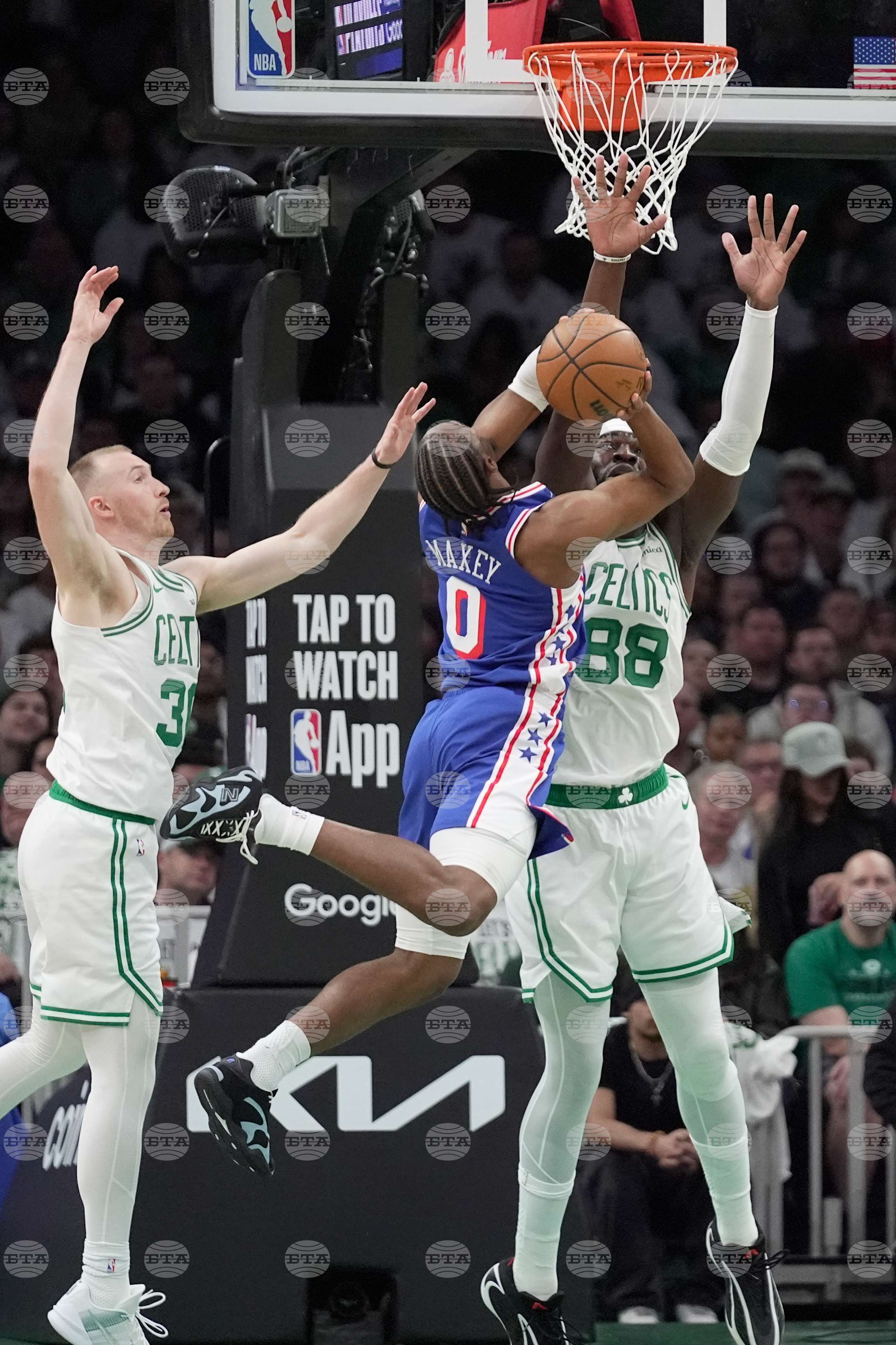 76ers Celtics Basketball