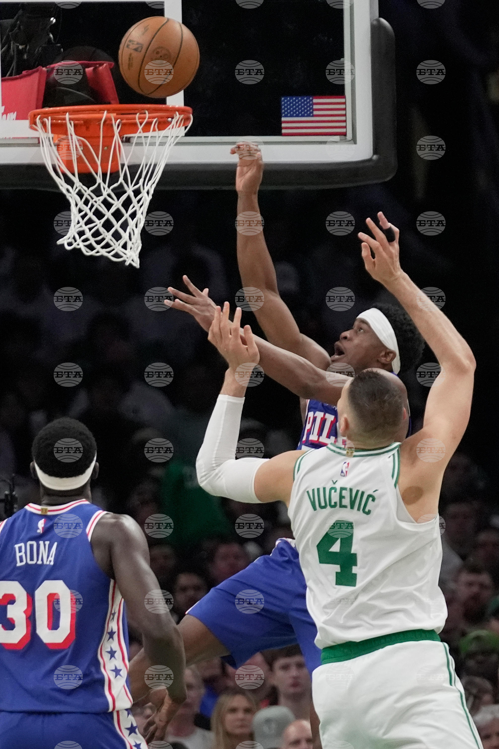 76ers Celtics Basketball