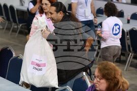 Зала „Арена 8888 София“ - изборни книжа - предаване