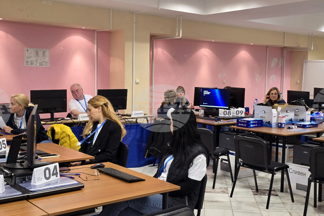 В Сливен са предадени изборните книжа от 92 от общо 298 избирателни секции 