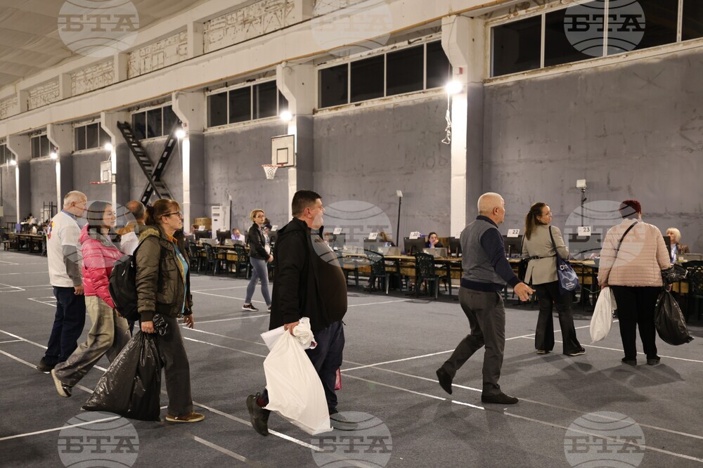 Благоевград - предсрочни парламентарни избори - предаване на изборни книжа