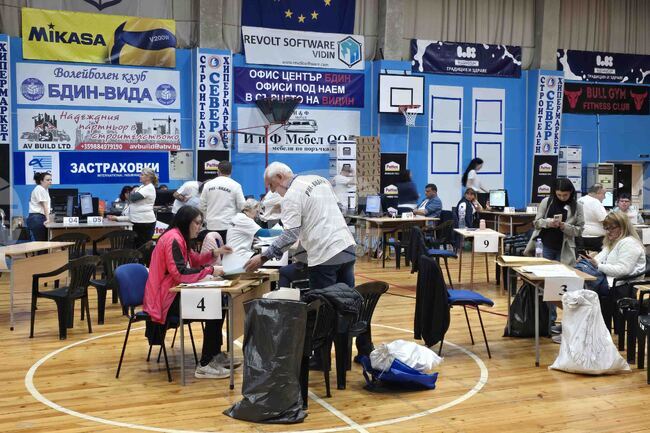 Видин - предсрочни парламентарни избори - изборни книжа - предаване 