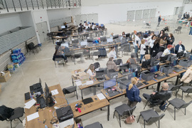 Бургас - предсрочни парламентарни избори - предаване на изборни книжа