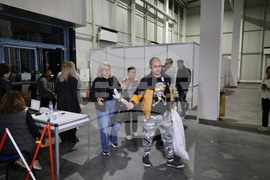 Пловдив - предсрочни парламентарни избори - РИК 16 - предаване на изборни книжа