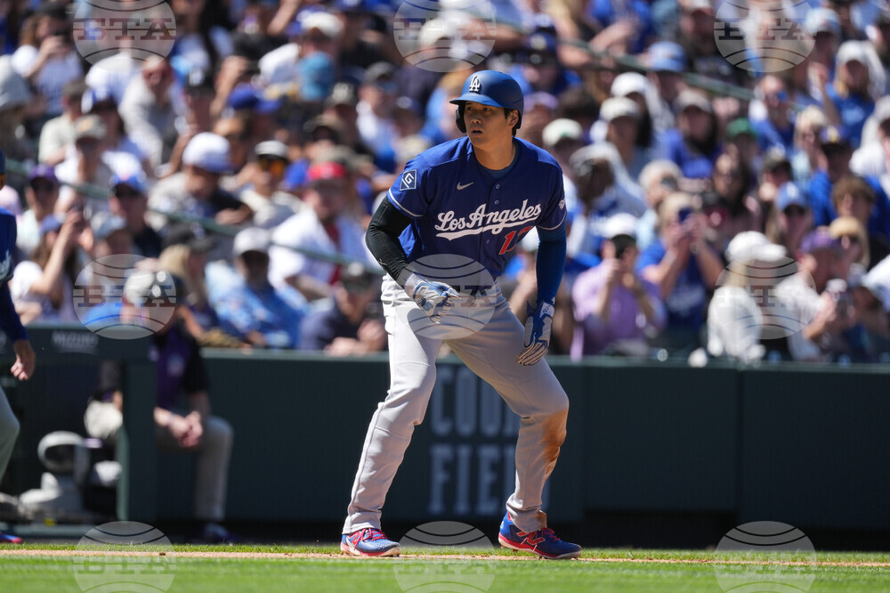 Dodgers Rockies Baseball