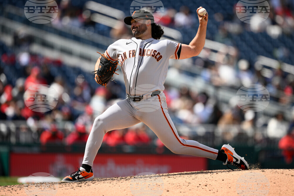 Giants Nationals Baseball