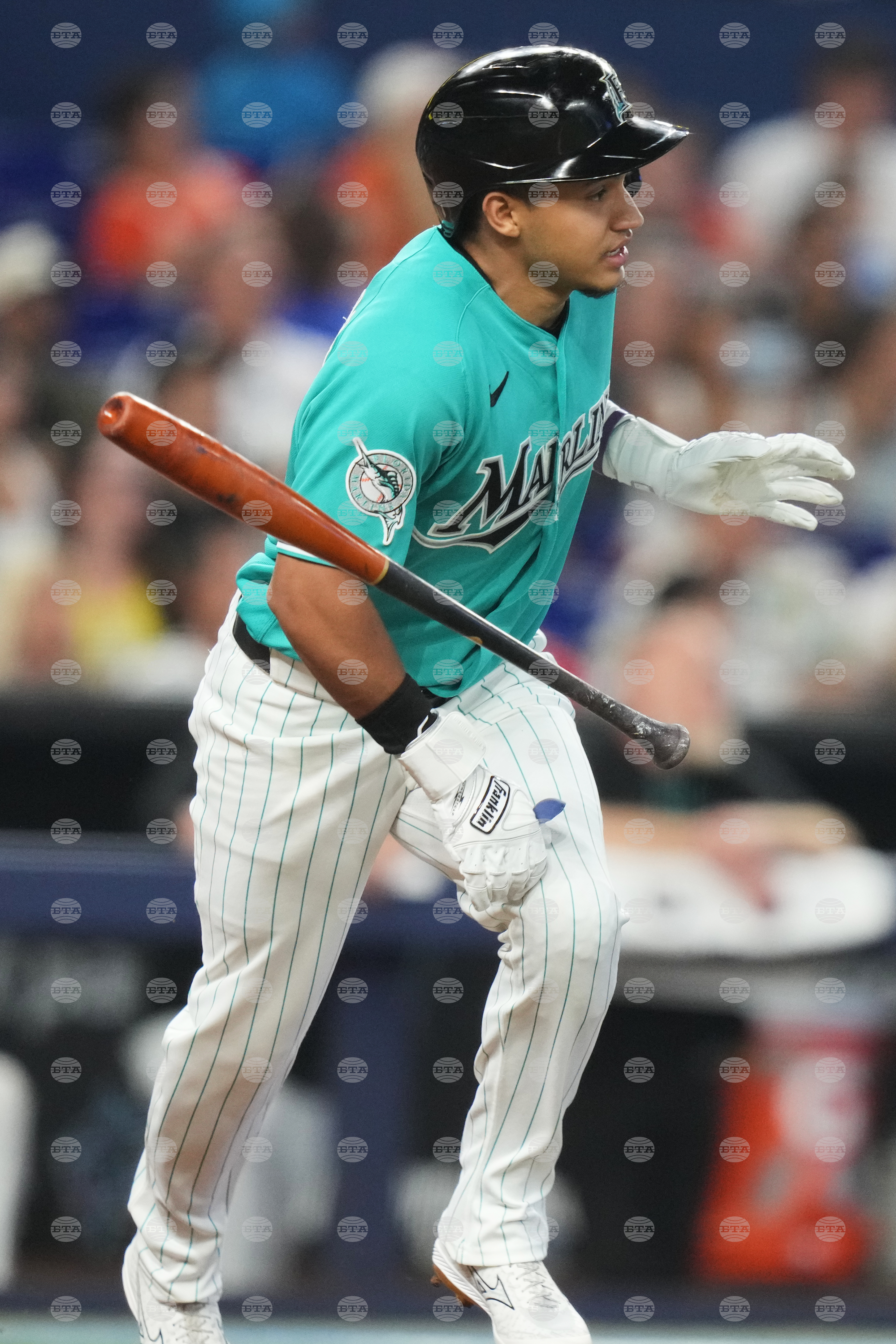 Brewers Marlins Baseball