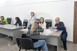 Стара Загора - предсрочни парламентарни избори - РИК - предаване на изборни книжа