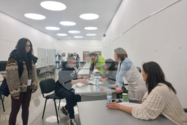 Стара Загора - предсрочни парламентарни избори - РИК - предаване на изборни книжа