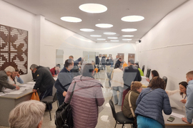 Стара Загора - предсрочни парламентарни избори - РИК - предаване на изборни книжа