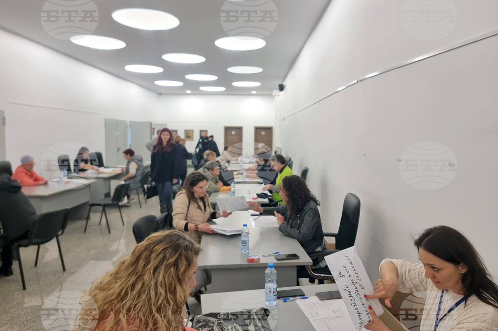 Стара Загора - предсрочни парламентарни избори - РИК - предаване на изборни книжа