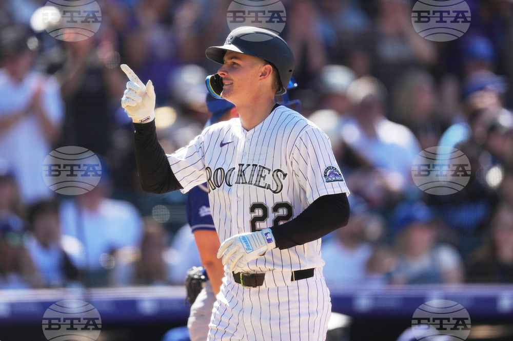 Dodgers Rockies Baseball