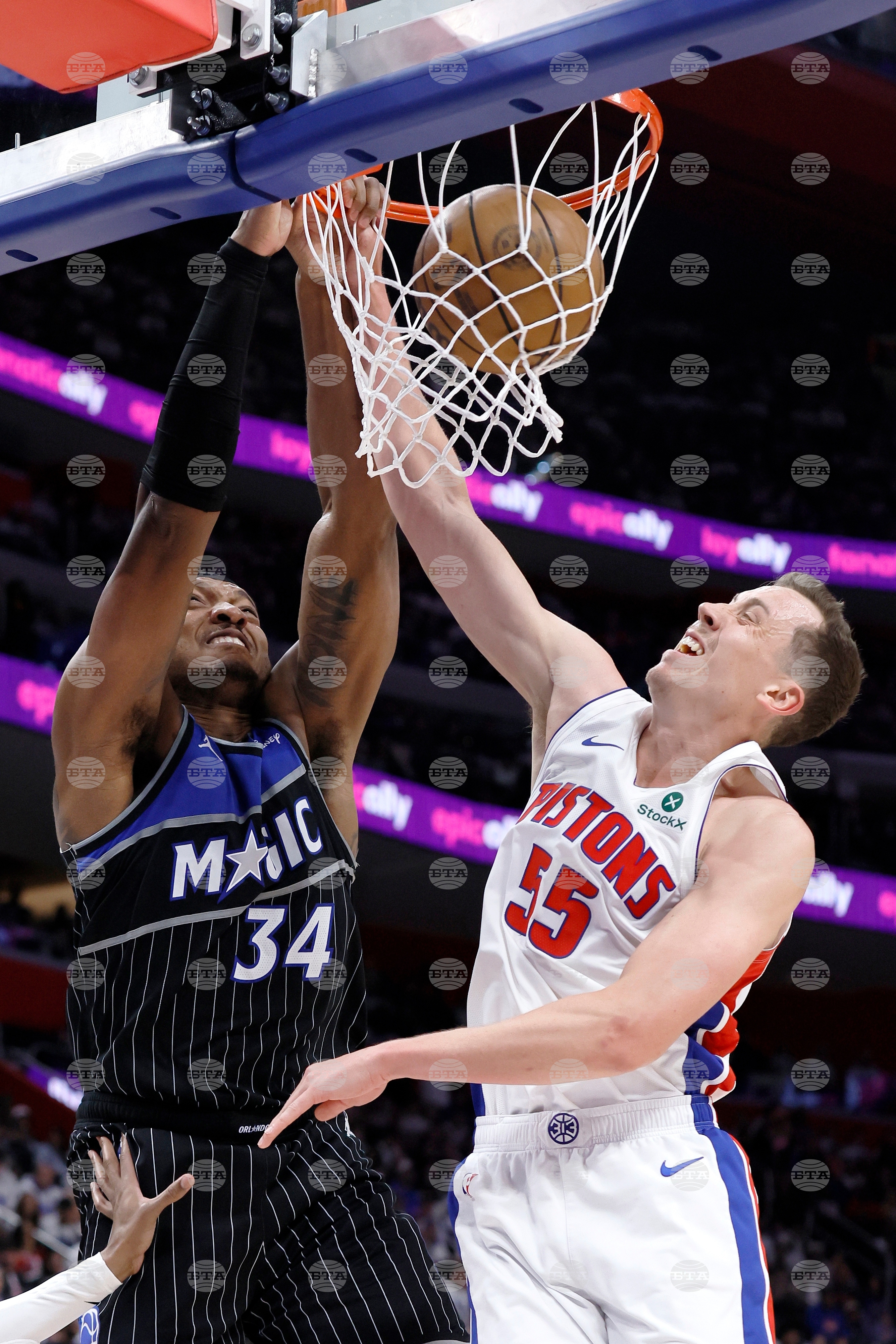 Magic Pistons Basketball