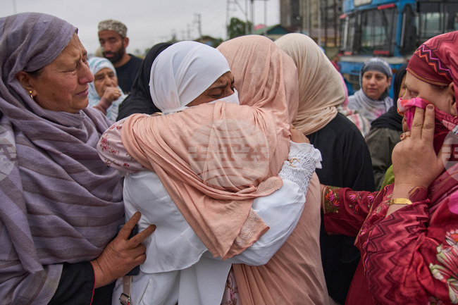 APTOPIX India Kashmir Hajj