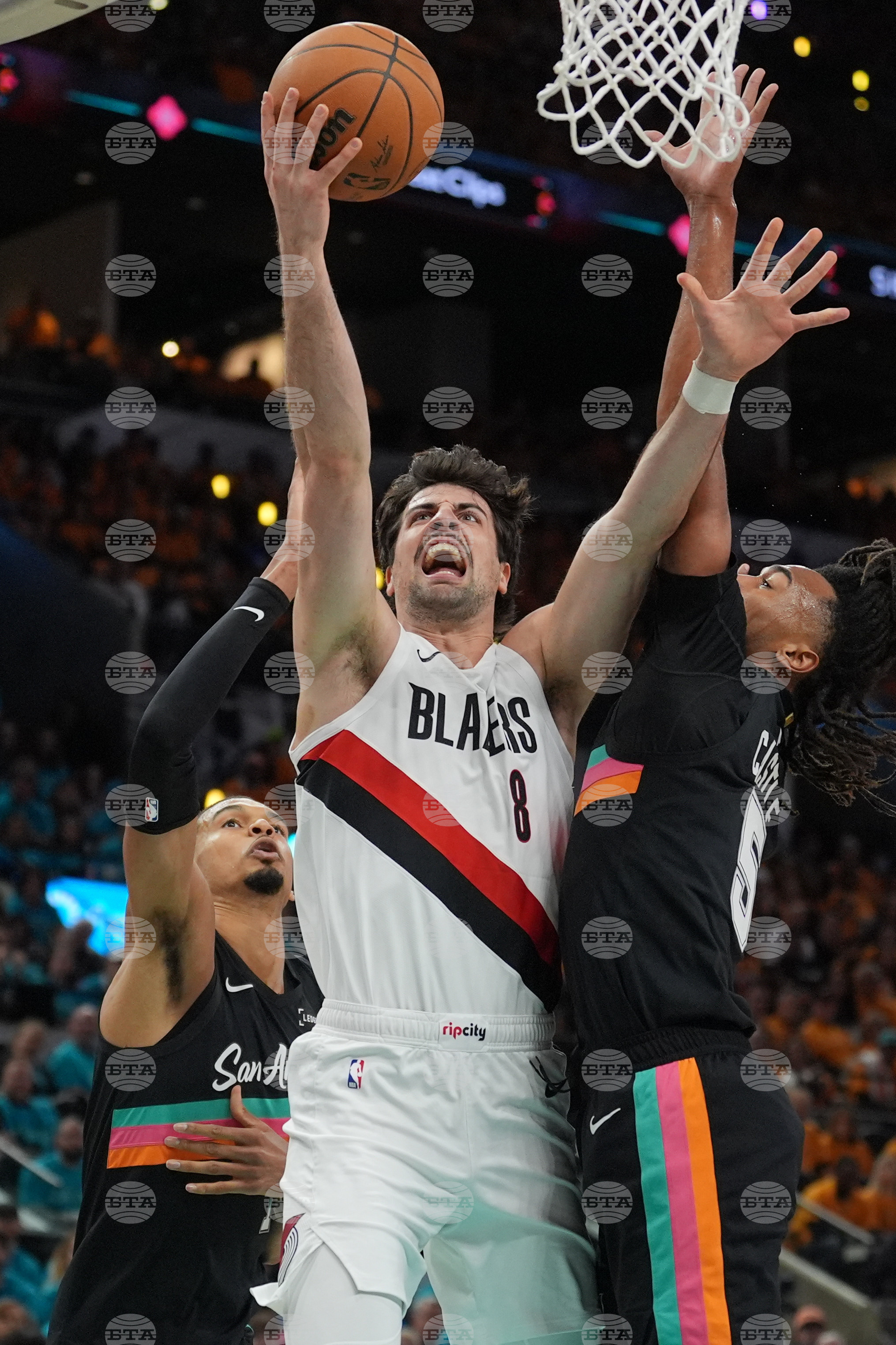 Trail Blazers Spurs Basketball