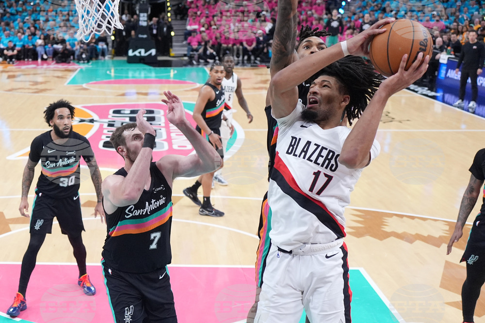 Trail Blazers Spurs Basketball