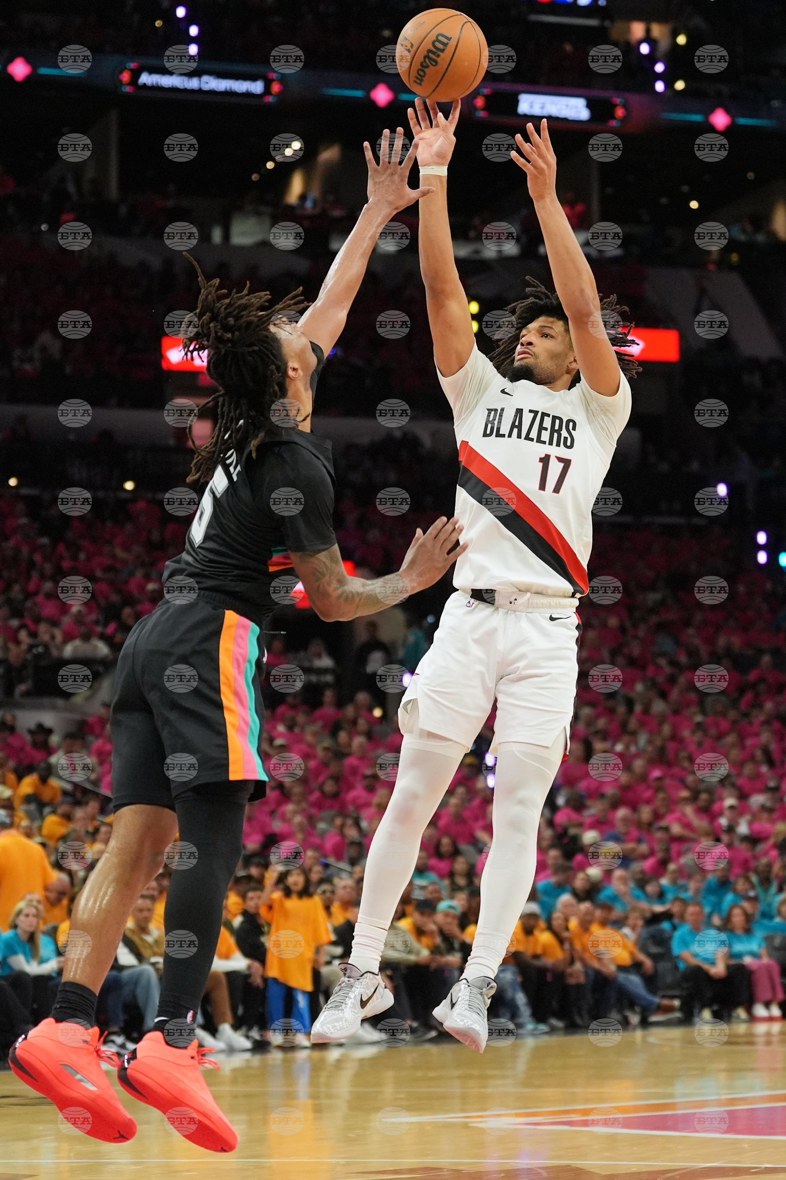 Trail Blazers Spurs Basketball