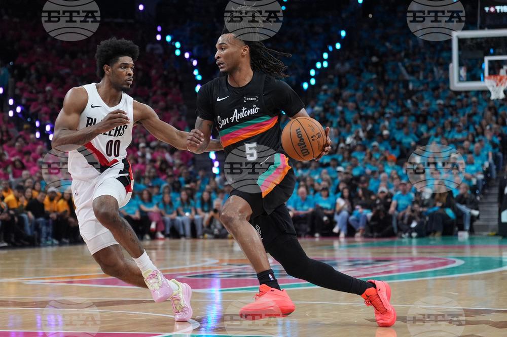 Trail Blazers Spurs Basketball