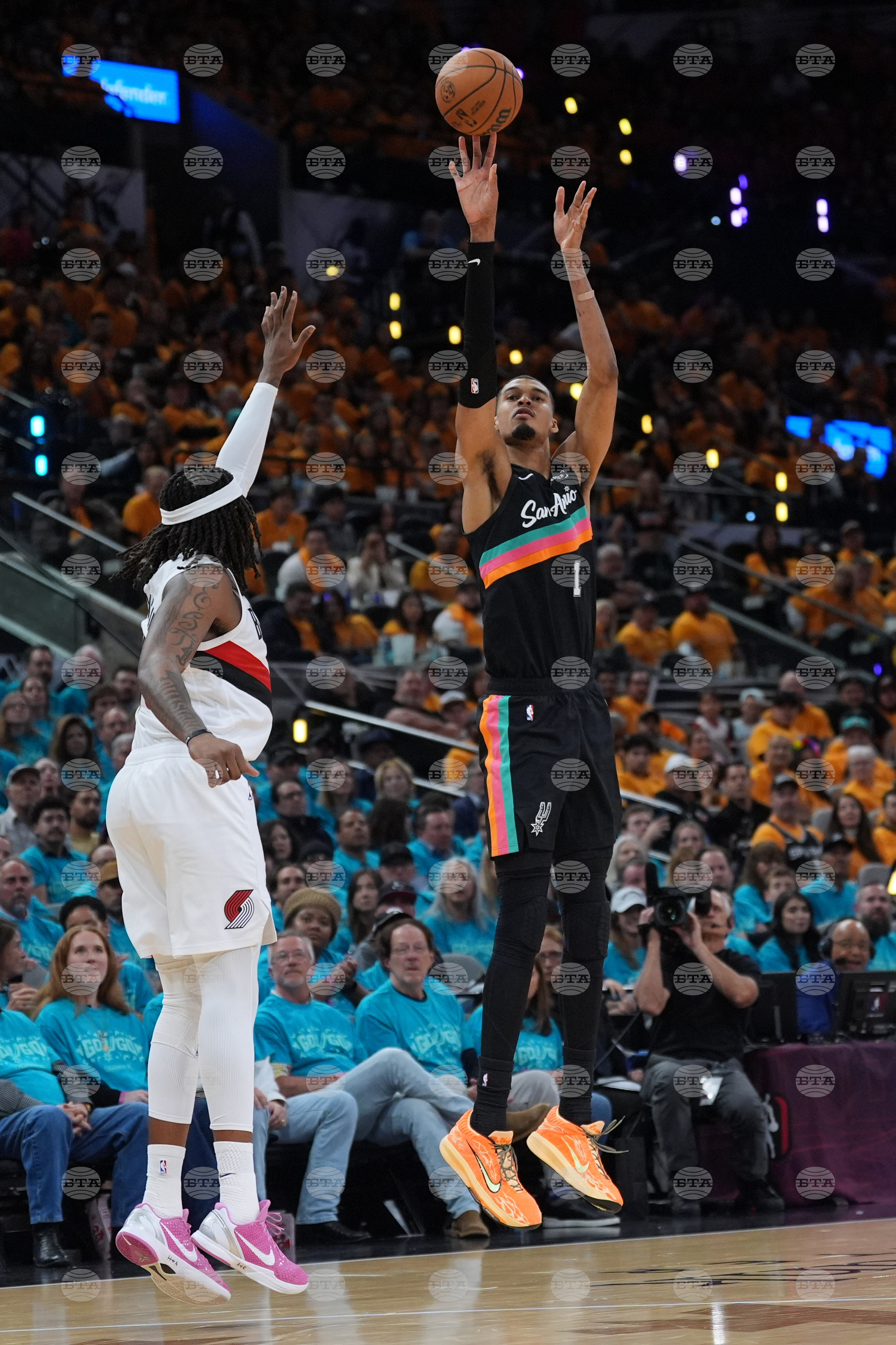 Trail Blazers Spurs Basketball