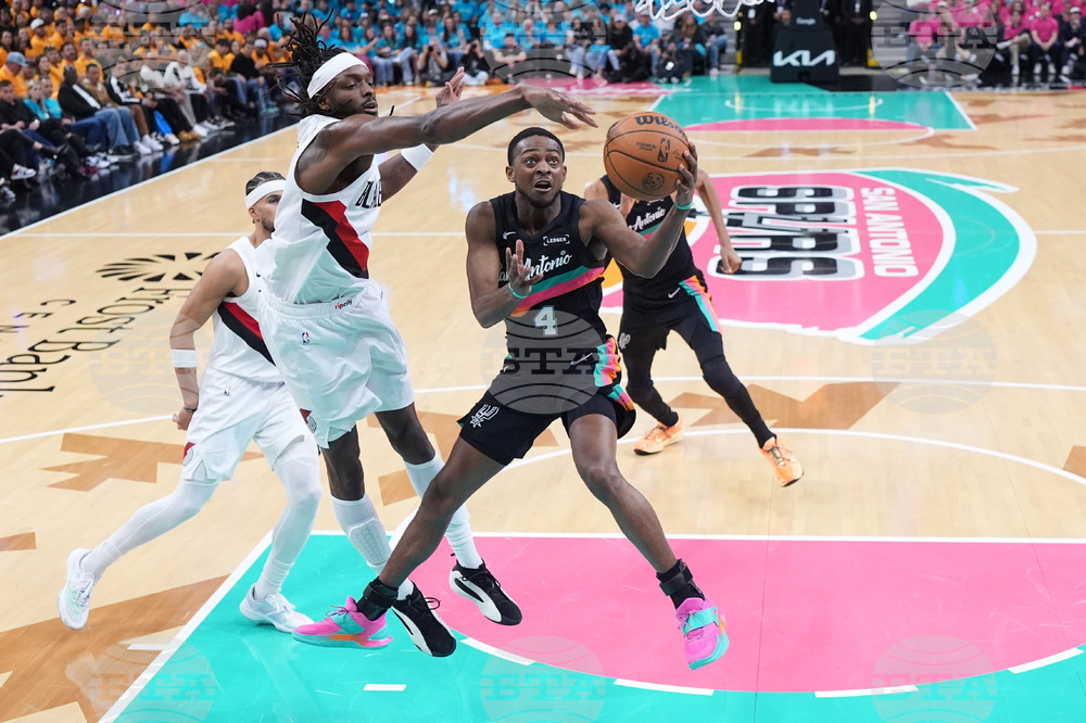 Trail Blazers Spurs Basketball