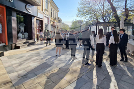 Шумен - шествие - СУ „Панайот Волов“