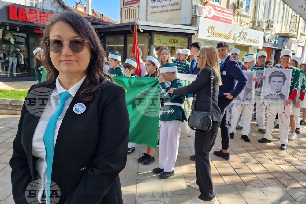 Шумен - шествие - СУ „Панайот Волов“