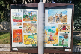 Троян - изложба по повод Априлското въстание и поднасяне на венци