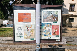 Троян - изложба по повод Априлското въстание и поднасяне на венци