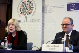 Международни наблюдатели - парламентарни избори - пресконференция