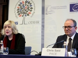 Международни наблюдатели - парламентарни избори - пресконференция