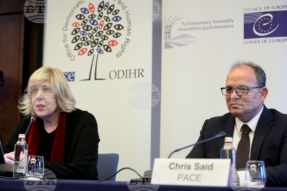 Международни наблюдатели - парламентарни избори - пресконференция