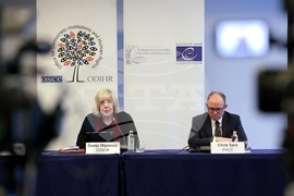 Международни наблюдатели - парламентарни избори - пресконференция