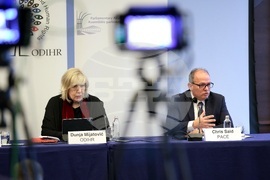 Международни наблюдатели - парламентарни избори - пресконференция