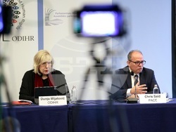 Международни наблюдатели - парламентарни избори - пресконференция