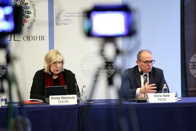 Изборите бяха проведени прозрачно и ефективно при висока избирателна активност, отчетоха международни наблюдатели в България 