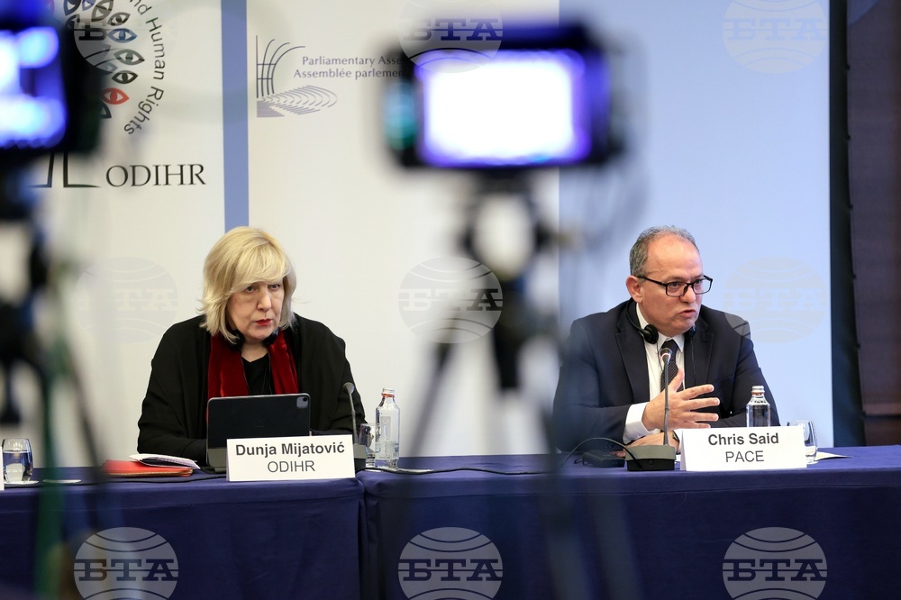 Международни наблюдатели - парламентарни избори - пресконференция