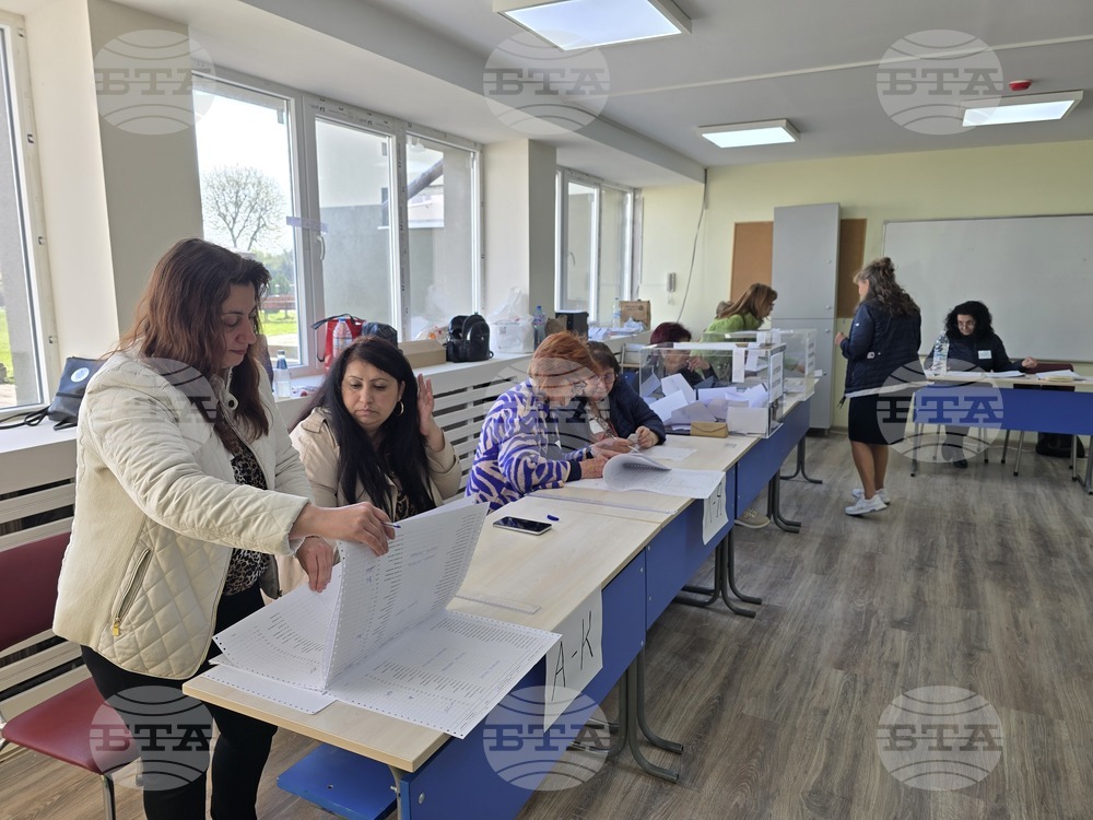 В област Плевен при 100% обработени протоколи „Прогресивна България“ е с 51,8% подкрепа, втори са ГЕРБ-СДС с 12,8%