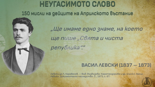  „Неугасимото слово“ – инициатива на ИБЕ-БАН за 150 години от Априлското въстание