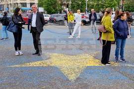 Румъния - Букурещ - подкрепа за румънския премиер Илие Боложан