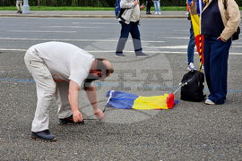 Румъния - Букурещ - подкрепа за румънския премиер Илие Боложан